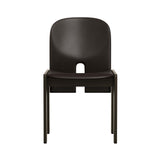 Scarpa 121 Dining Chair: Mocca Stained Ash + Saddle Leather Nero