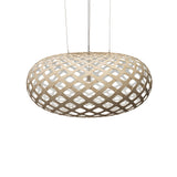 Kina Pendant Light: Extra Large + Bamboo + White + White
