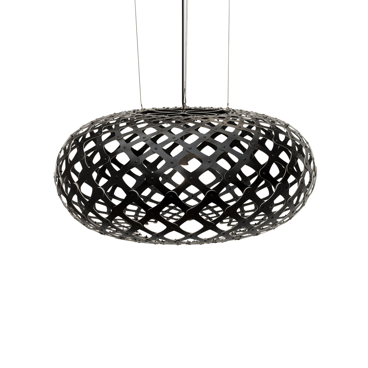 Kina Pendant Light: Extra Large + Black + Black