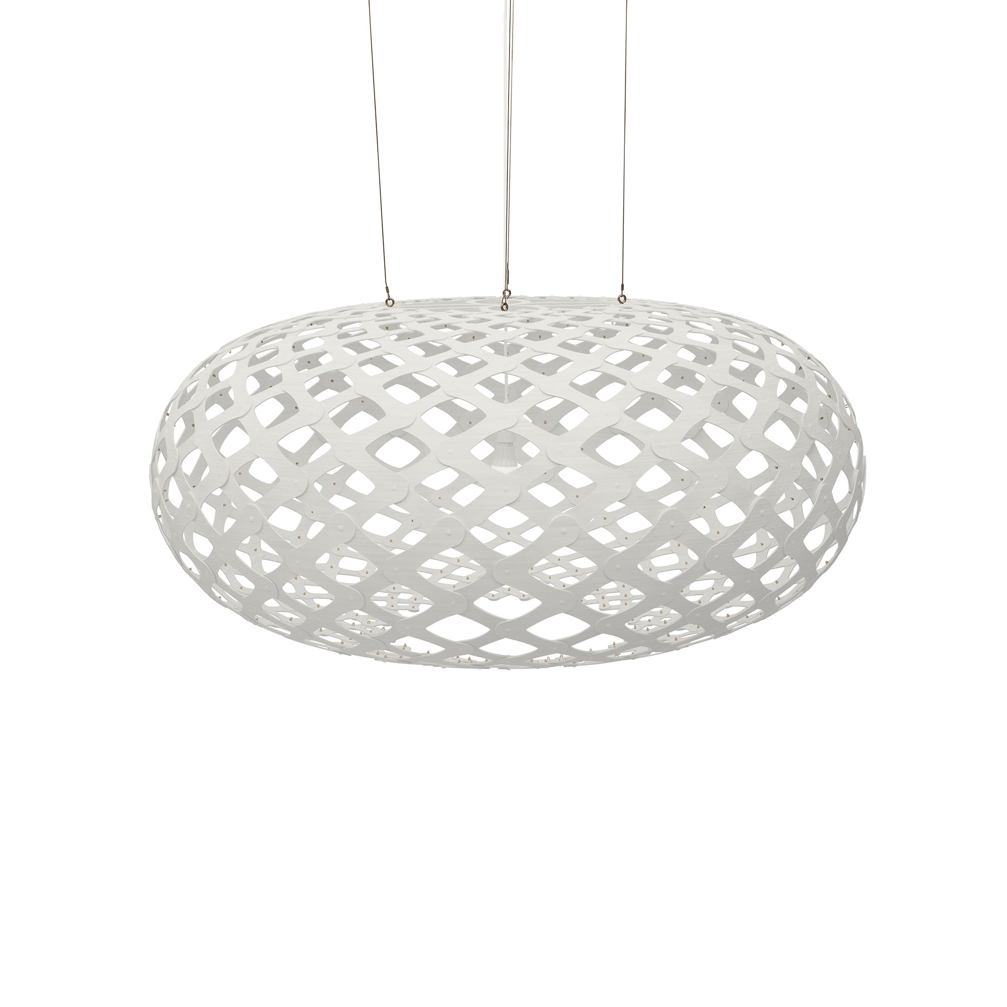Kina Pendant Light: Extra Large + White + White