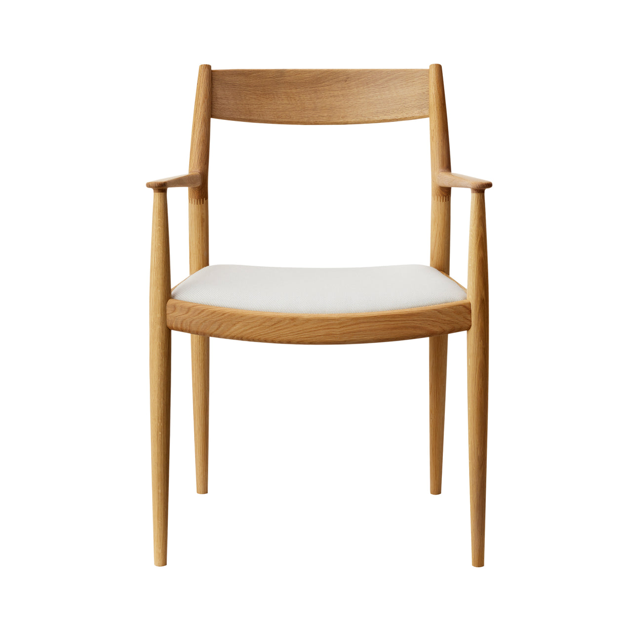 Kinuta Armchair N-DC01: Upholstered + Pure Oak