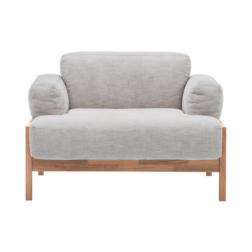 Kinuta Lounge Chair A-S01: Keyaki Brown