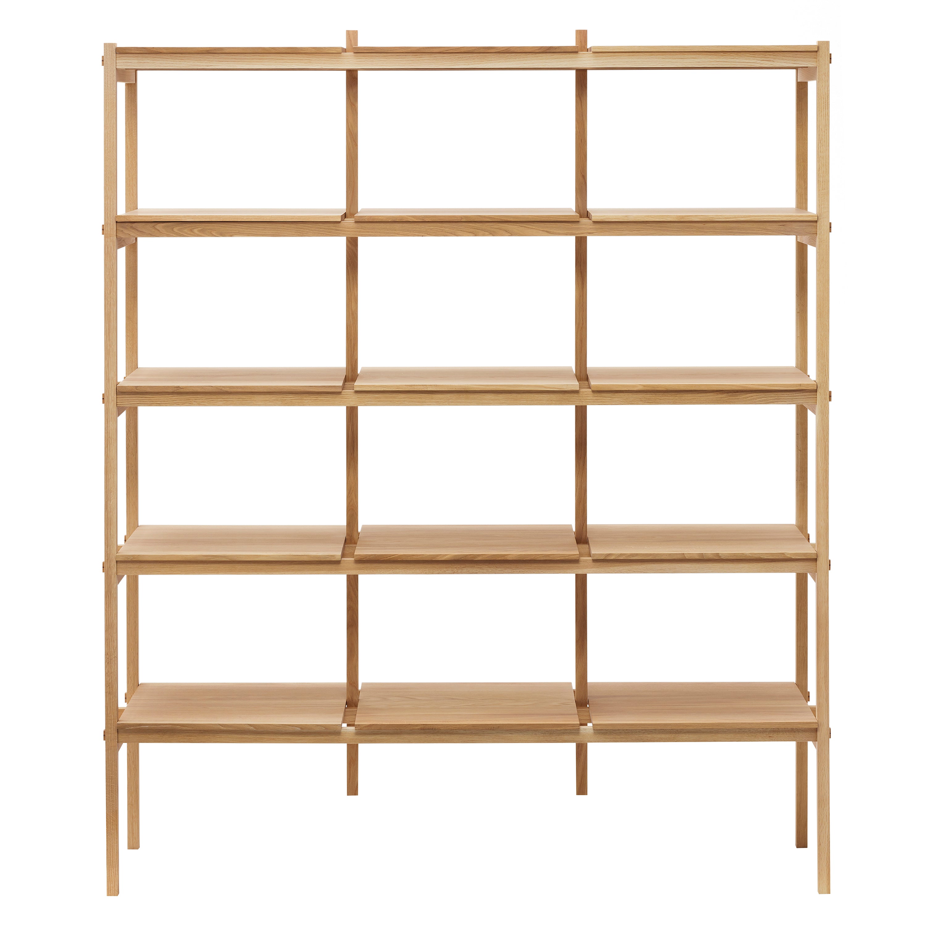 Kinuta Shelving N-SS01: System 1 + Pure Oak