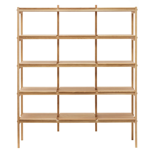 Kinuta Shelving N-SS01: System 1 + Pure Oak