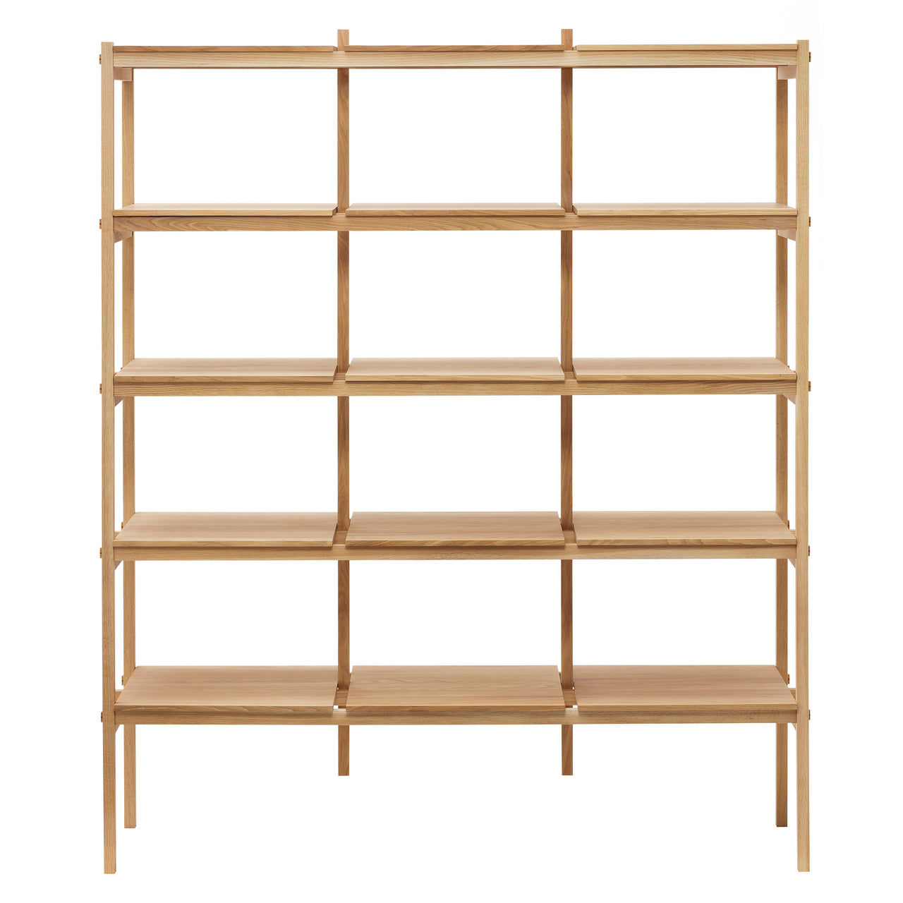 Kinuta Shelving N-SS01: System 1 + Pure Oak