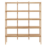 Kinuta Shelving N-SS01: System 1 + Pure Oak