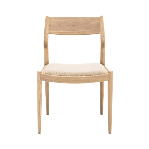 Kinuta Side Chair N-DC02: Upholstered + Pure Oak