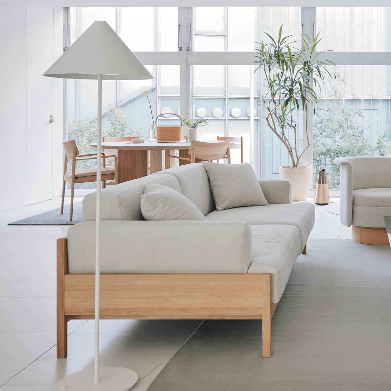 Kinuta Sofa: 2.5 Seater A-S01 + LS