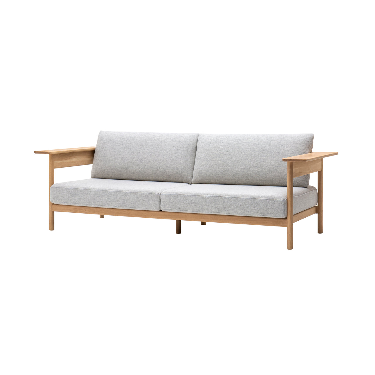 Kinuta Sofa: 2 Seater N-S01 + Pure Oak