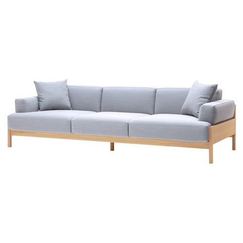 Kinuta Sofa: 3 Seater 3P A-S01 + Pure Oak