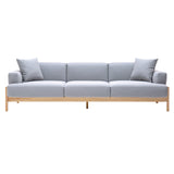 Kinuta Sofa: 3 Seater 3P A-S01 + Pure Oak