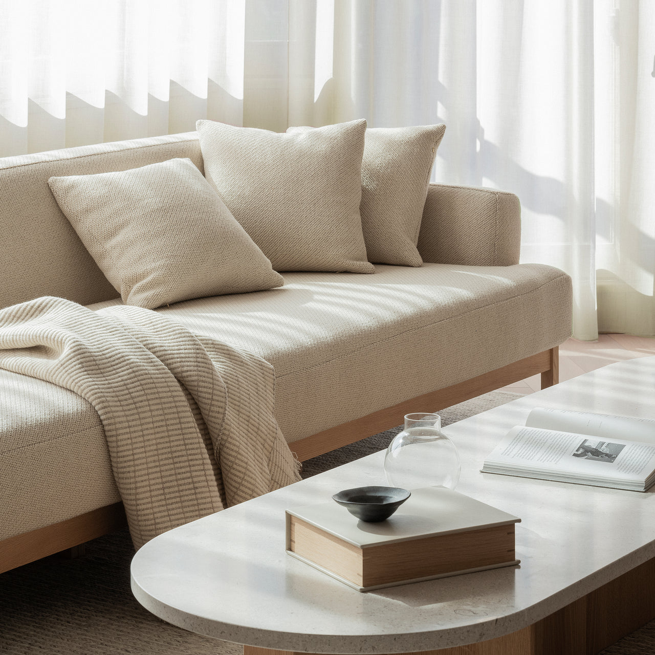 Kinuta Sofa: 3 Seater 3P A-S01 + DI