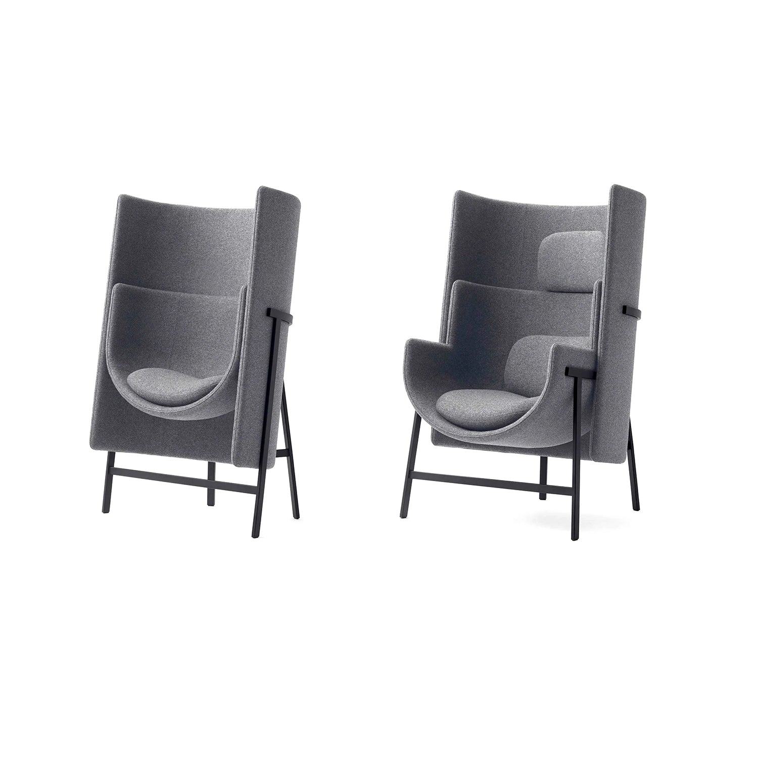 Kite Highback Lounge Chair: Deep