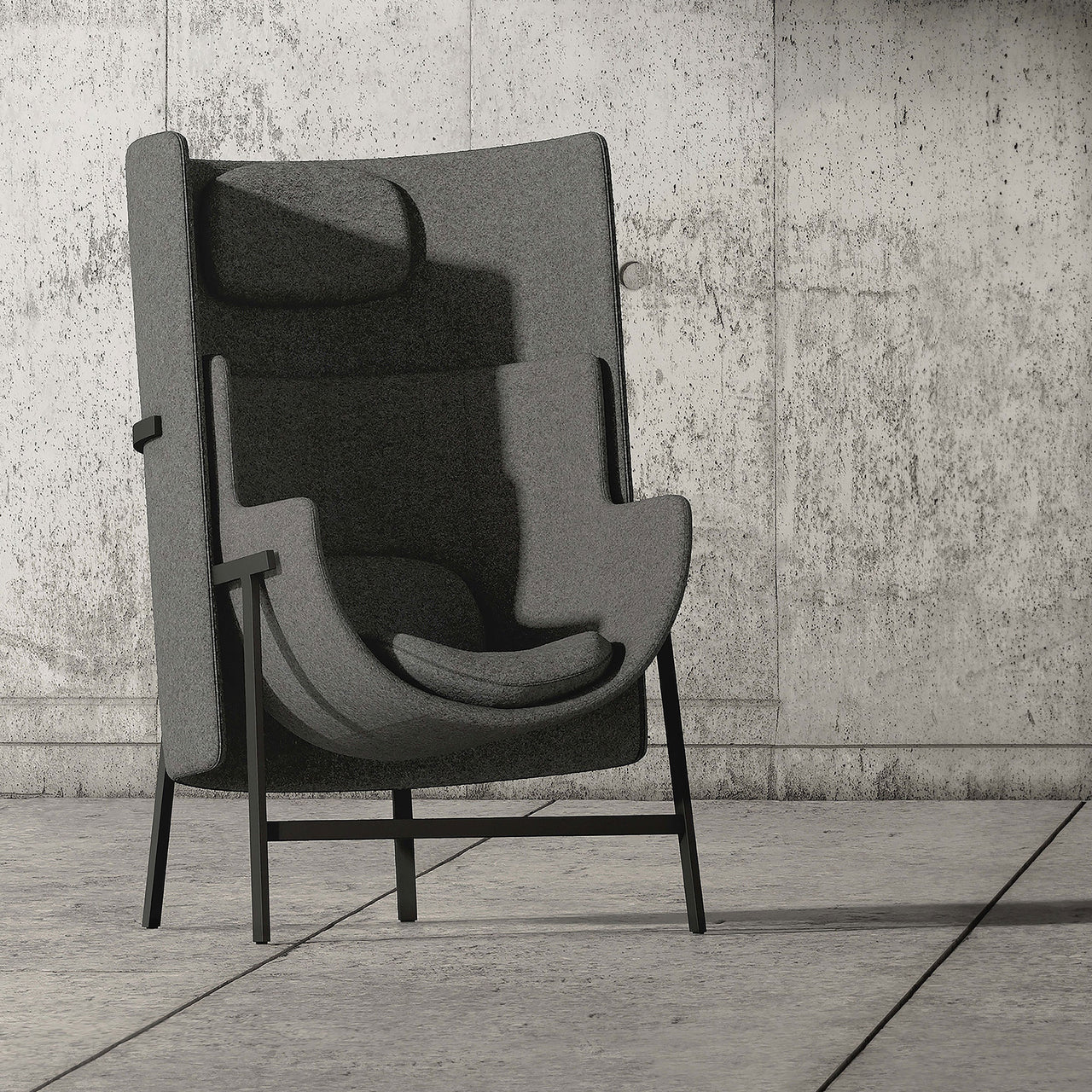 Kite Highback Lounge Chair: Deep