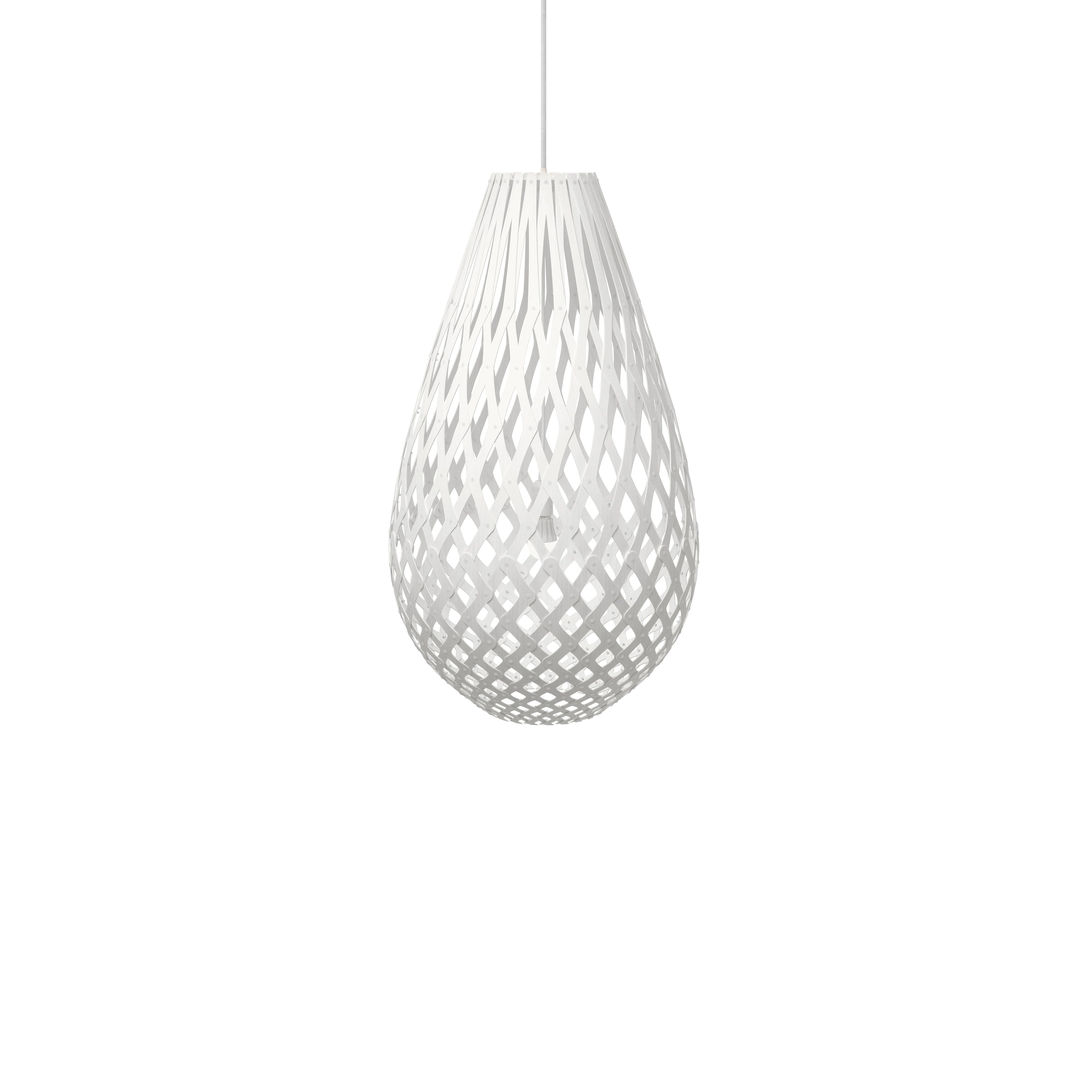 Kōura Pendant Light: Large + White