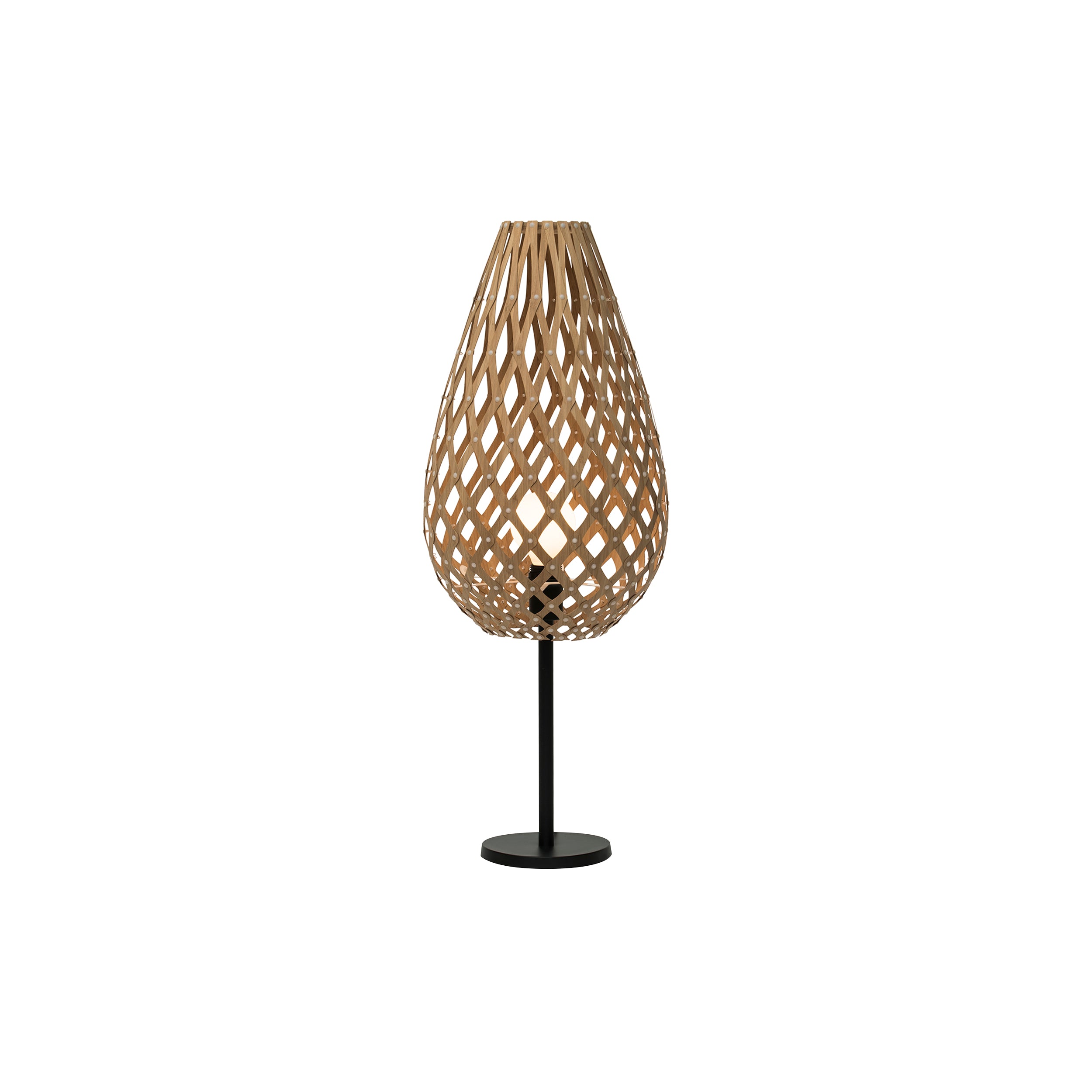 Koura Table Lamp: Bamboo
