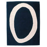 Krickan Hand Tufted Rug: Large + Dark Blue