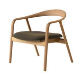 Kumahida Lounge Chair: Seat Upholstered + White Oak