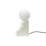 Moulure Table Lamp: Large + White
