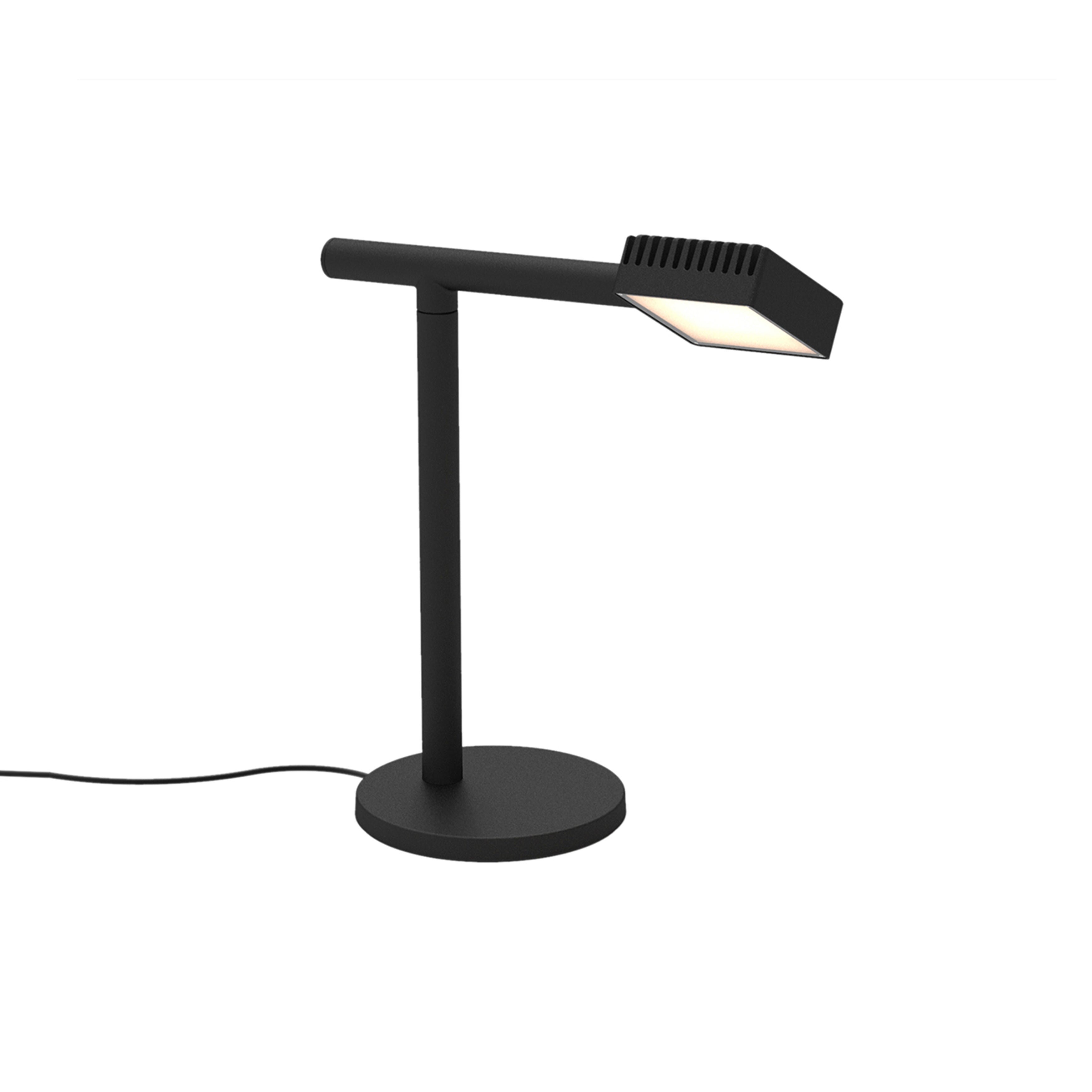 Dorval 02 Table Lamp: Black + Black