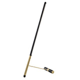 Linea Floor Lamp: D + Black + Brass