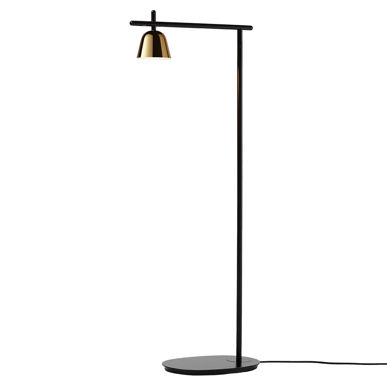 Lighto Floor Lamp: Golden Glossy