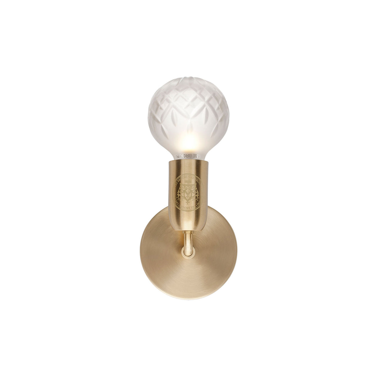Crystal Bulb Wall Light: Frosted