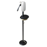 Galan Women's Valet Stand: Sahara Noir Marble + Black Stained Ash