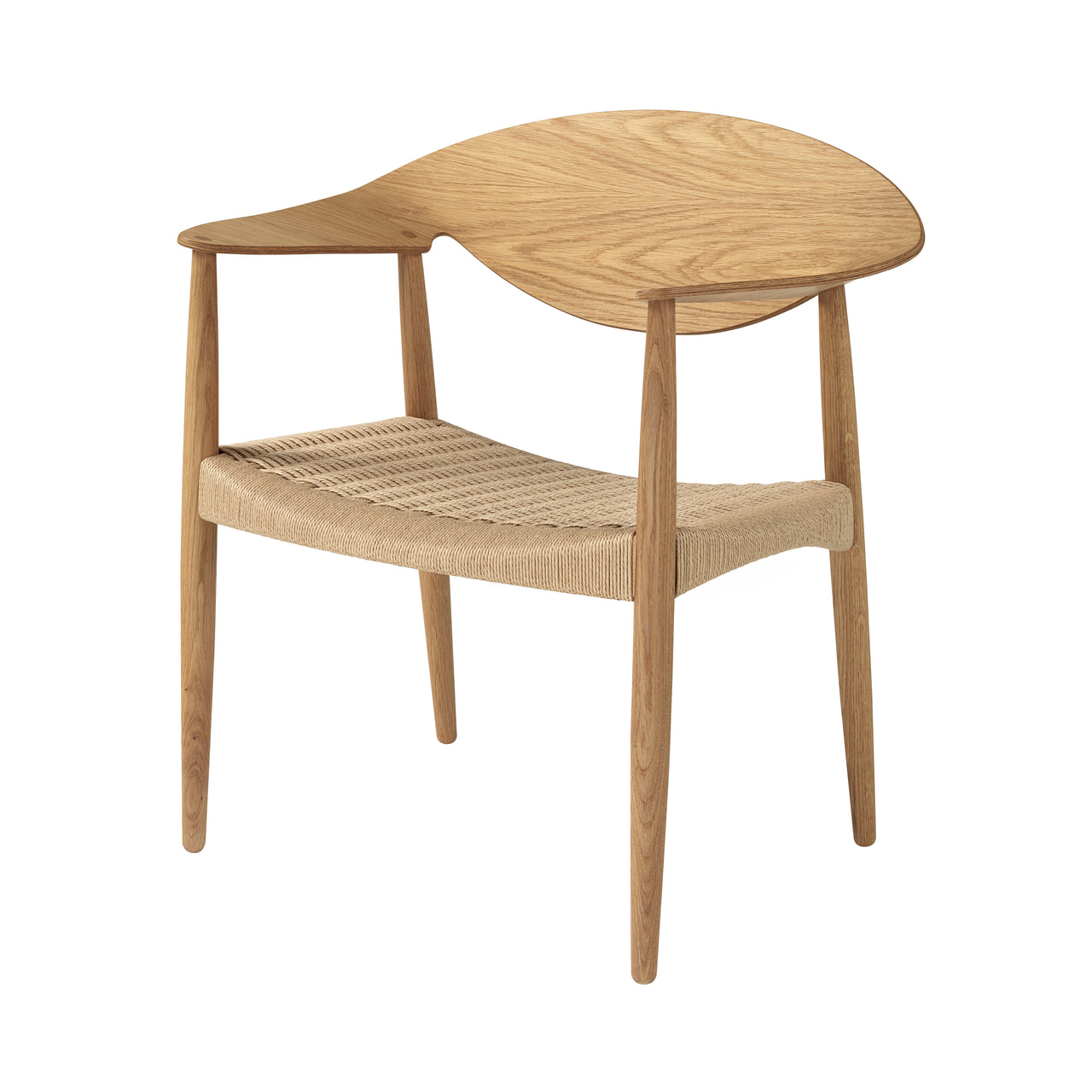 LM92C Metropolitan Chair: Oiled Oak