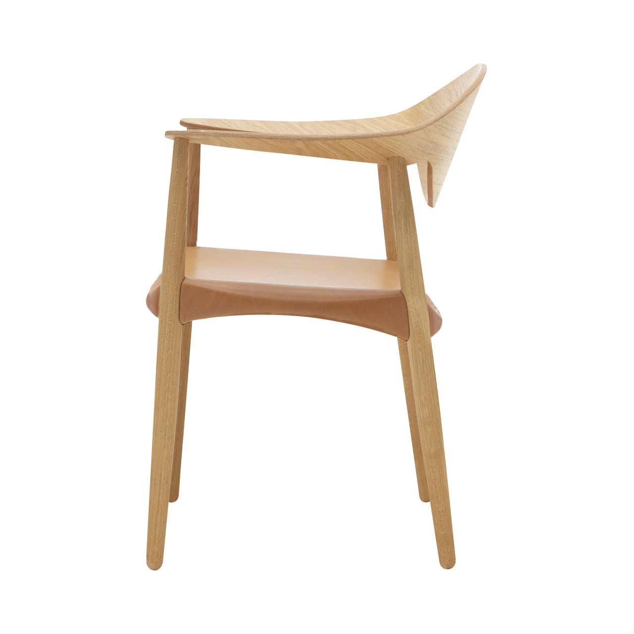 LM92T Metropolitan Chair: Oiled Oak
