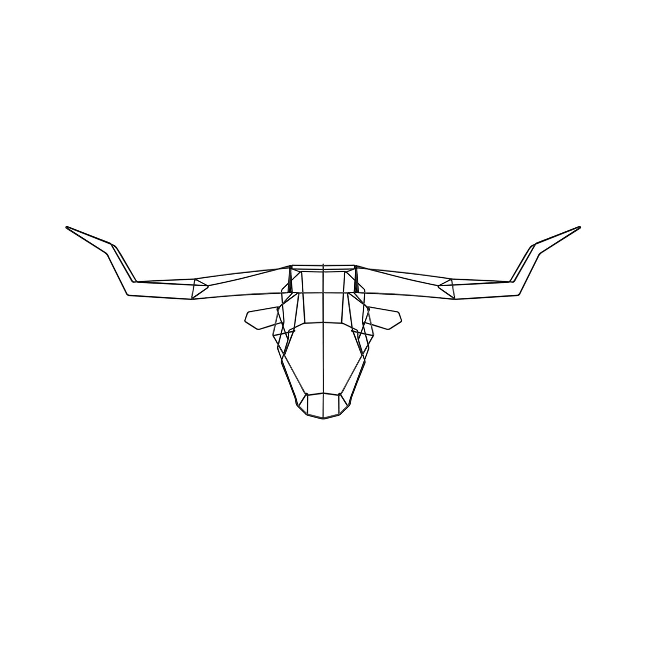 Longhorn Trophy Head: Black