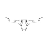 Longhorn Trophy Head: Black