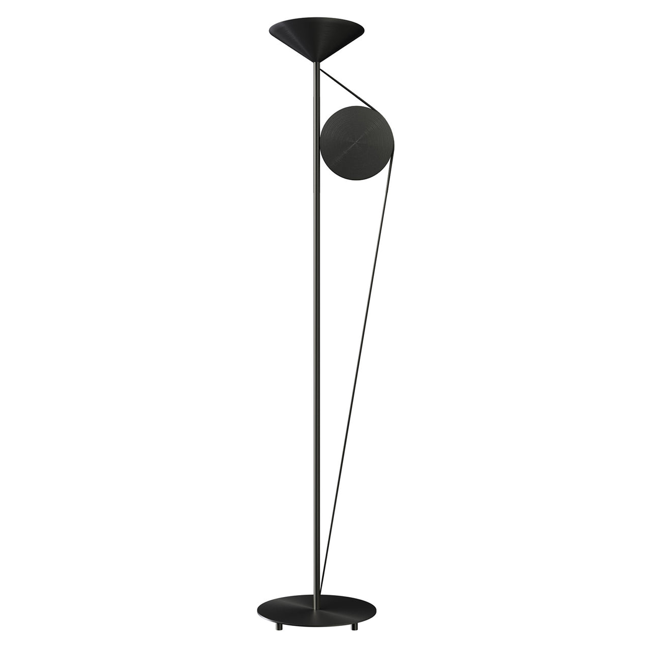 Cercle & Trait Floor Lamp: Satin Graphite