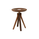LP Side Table with Tray: Oiled Walnut + Without Handles 