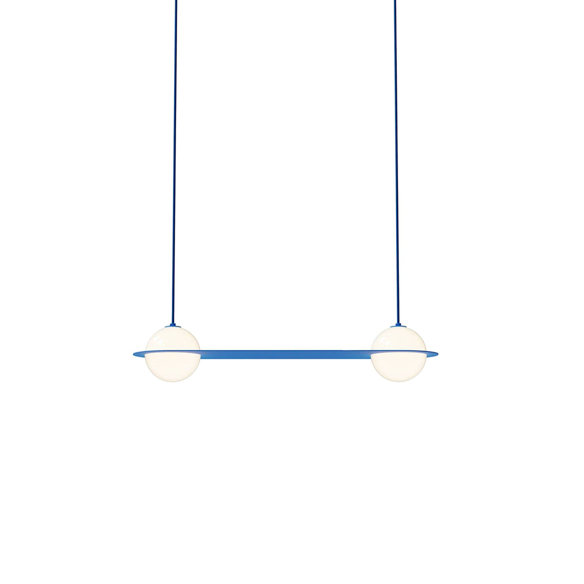 Laurent 03 Suspension Lamp: Blue + Blue