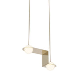 Laurent 06 Suspension Lamp: Brass + Brass