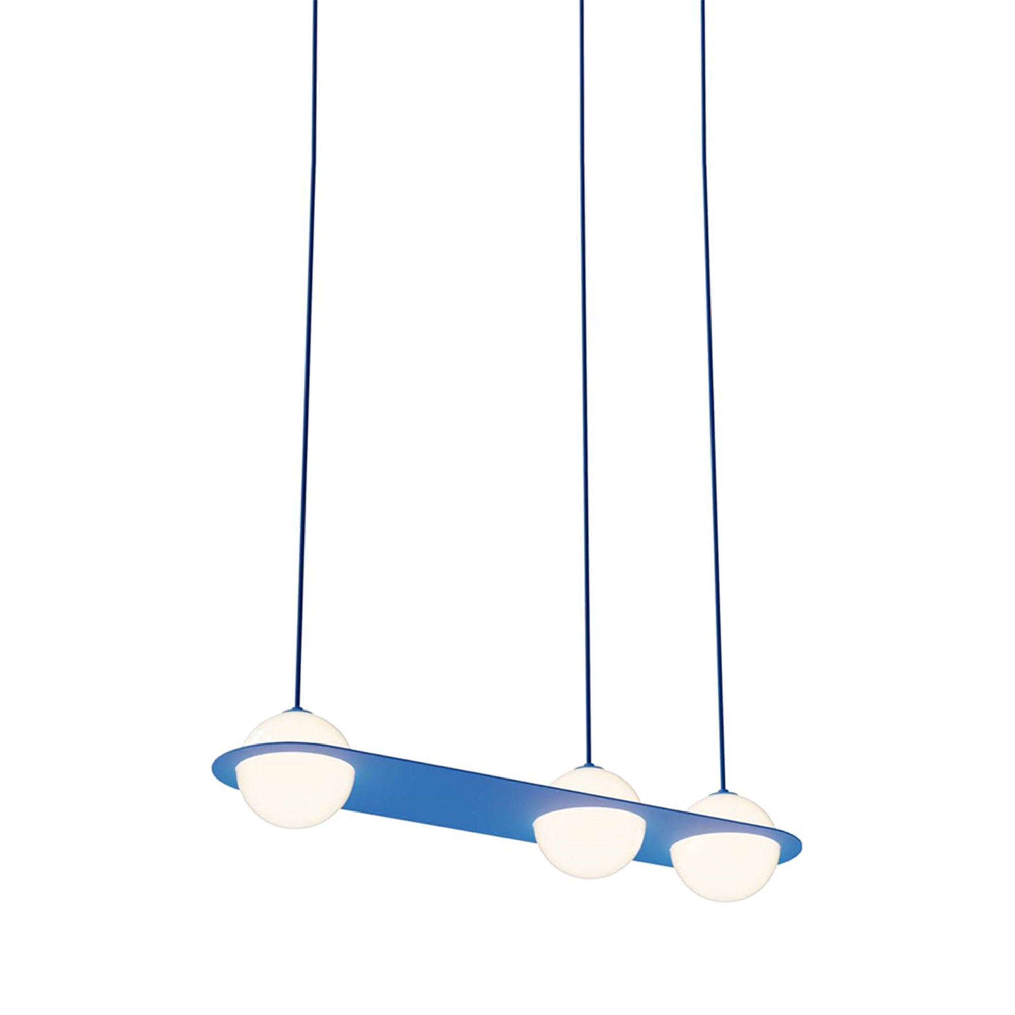 Laurent 07 Suspension Lamp: Blue + Blue