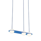 Laurent 07 Suspension Lamp: Blue + Blue