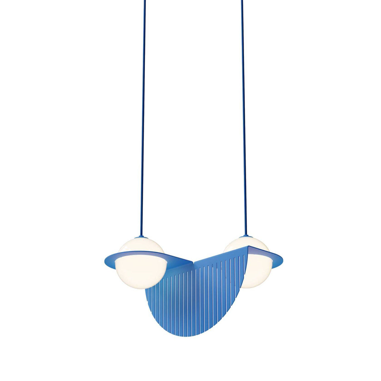 Laurent 09 Suspension Lamp: Blue + Blue
