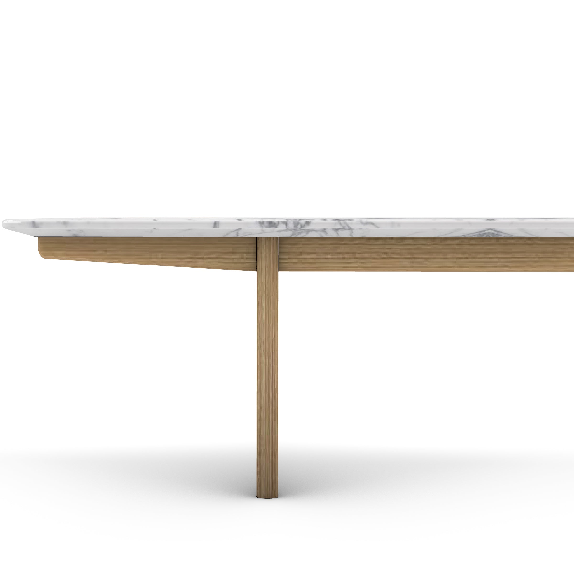 Lucca Coffee Table: Marble Top