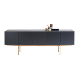 Luc Deluxe 200: Stone Top + Char Grey + Black Walnut Oak