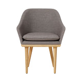 Lunar Dining Chair: Large + Natural Oak