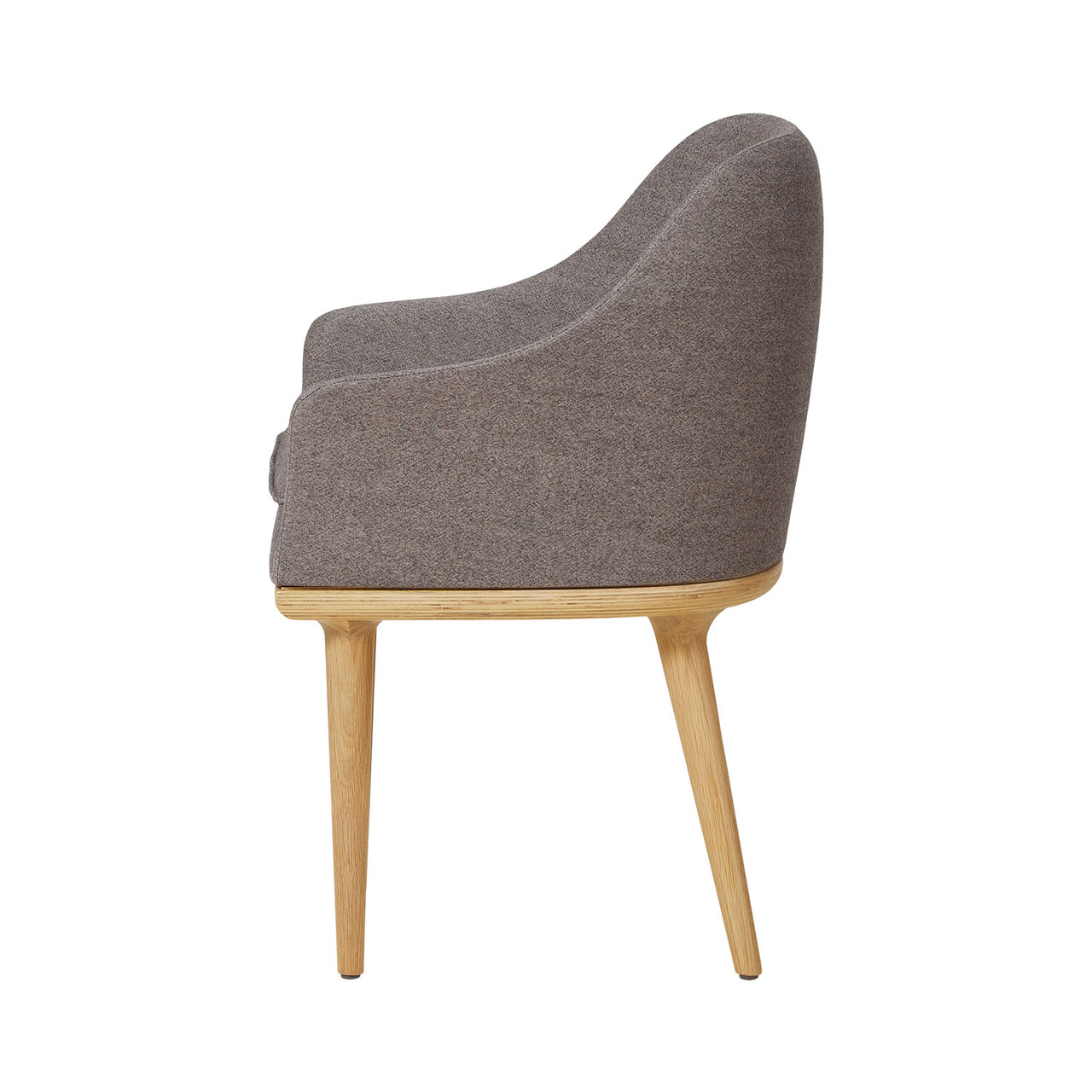 Lunar Dining Chair: Large + Natural Oak