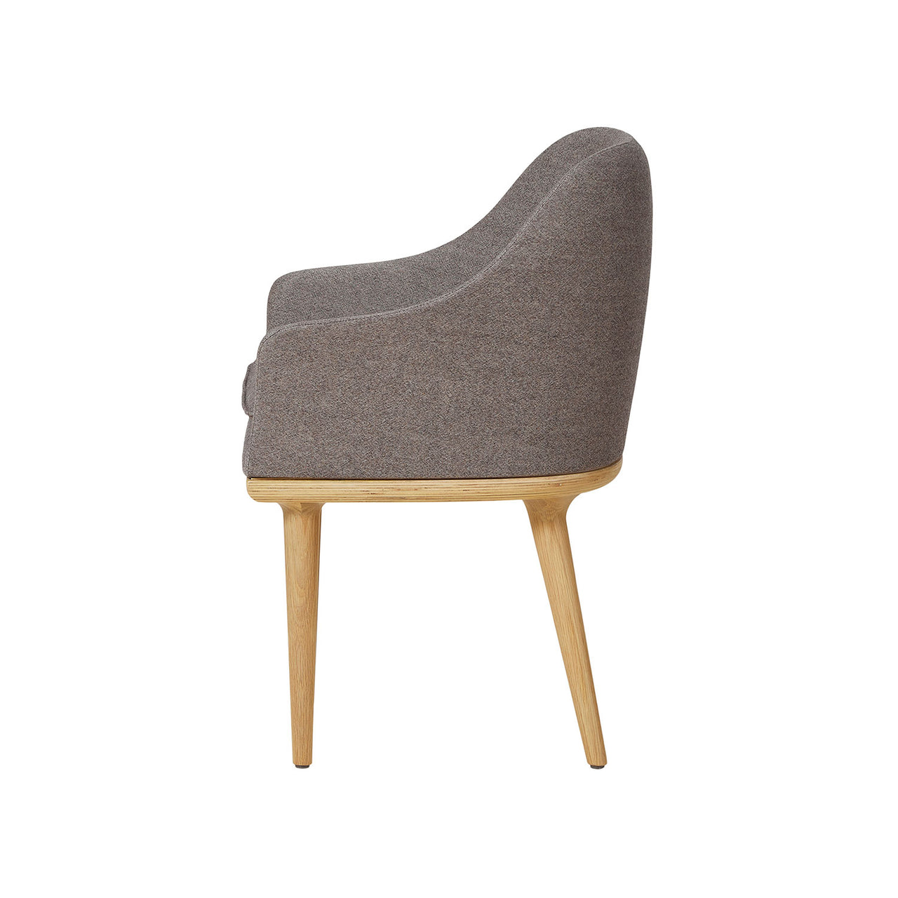 Lunar Dining Chair: Small + Natural Oak