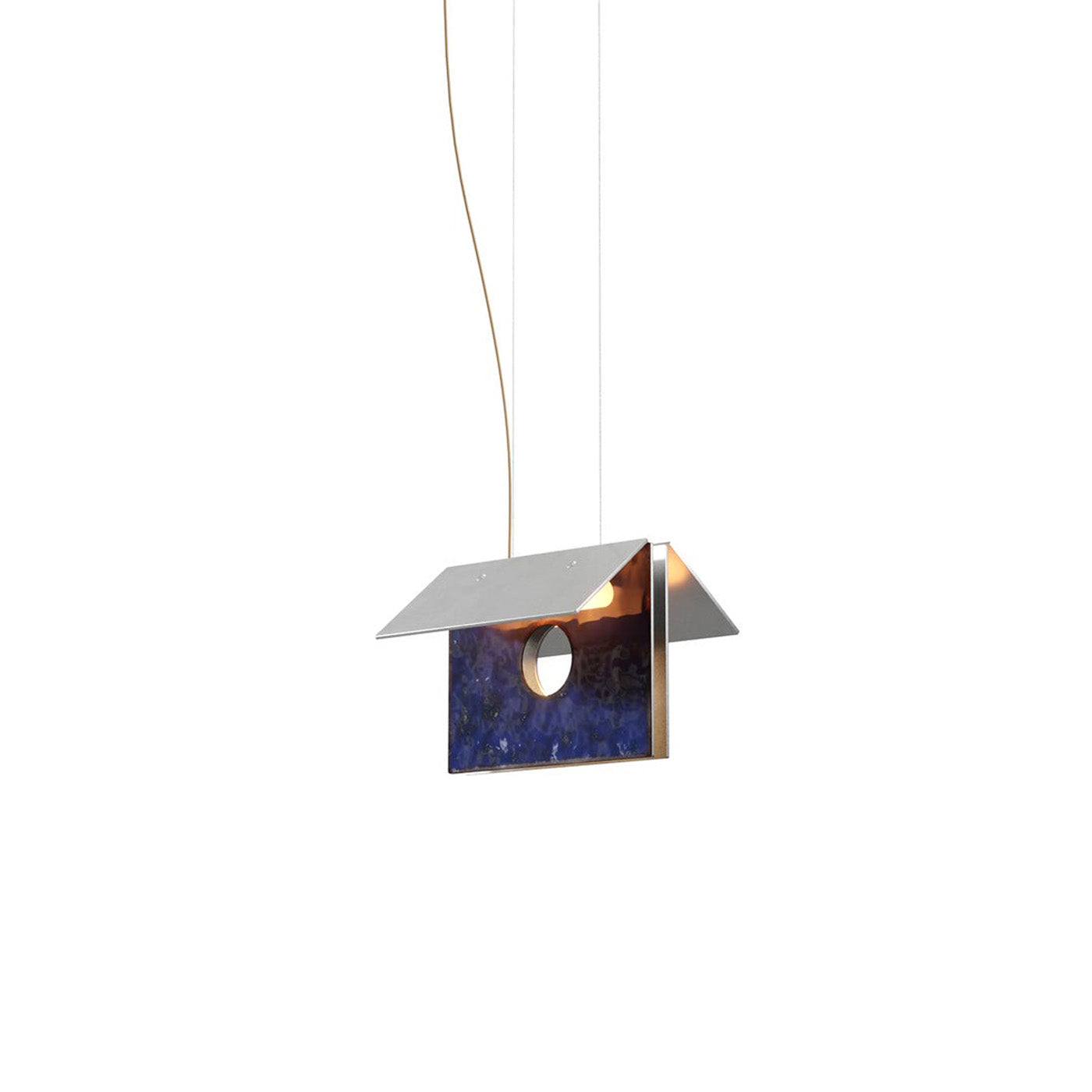 Bolda Atelier 01A Suspension Lamp: Bluish Black