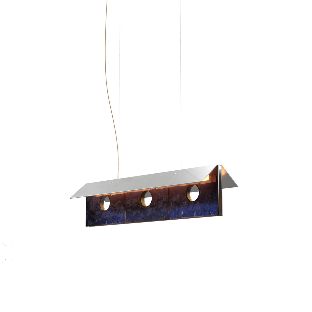 Bolda Atelier 01C Suspension Lamp: Bluish Black