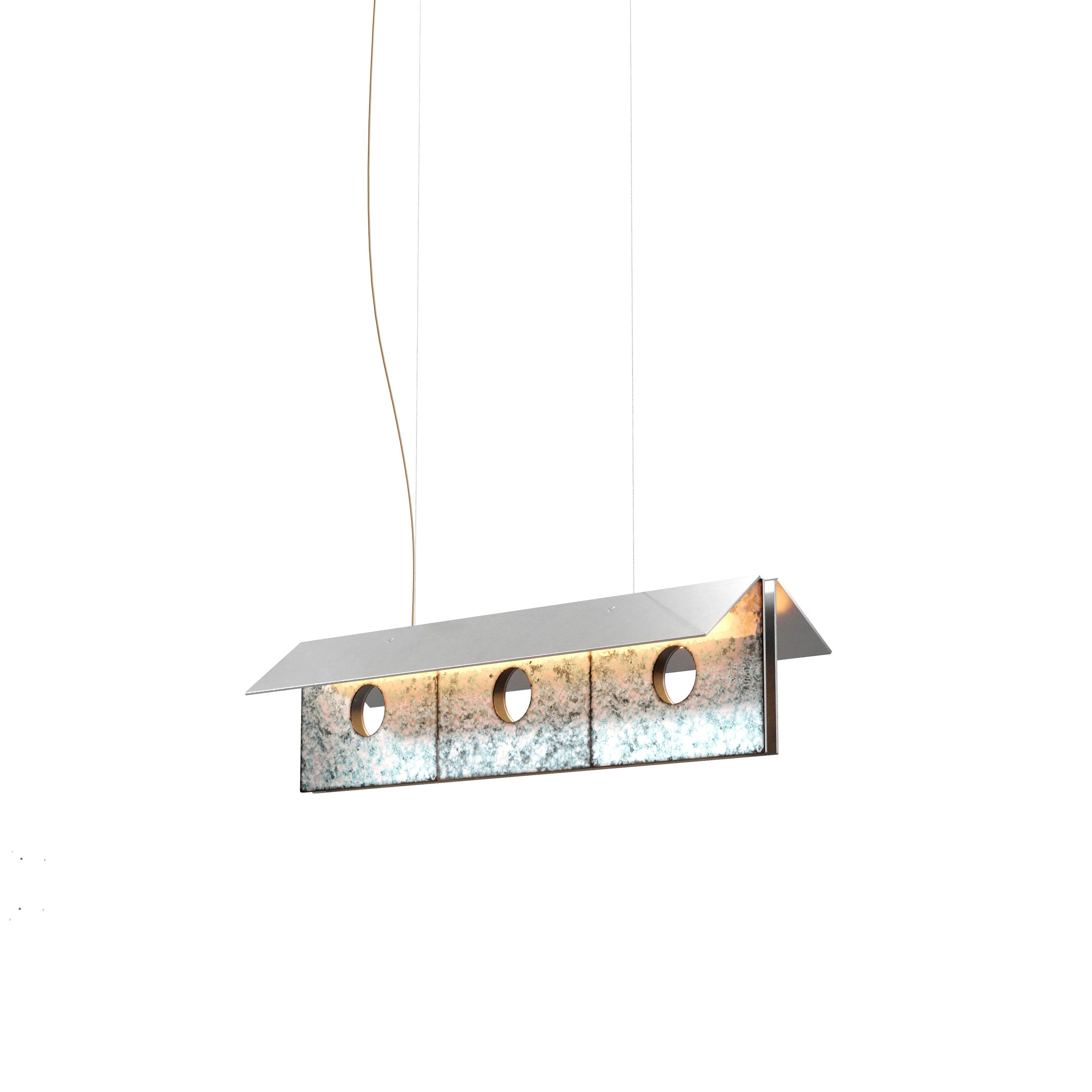 Bolda Atelier 01C Suspension Lamp: Titanium White