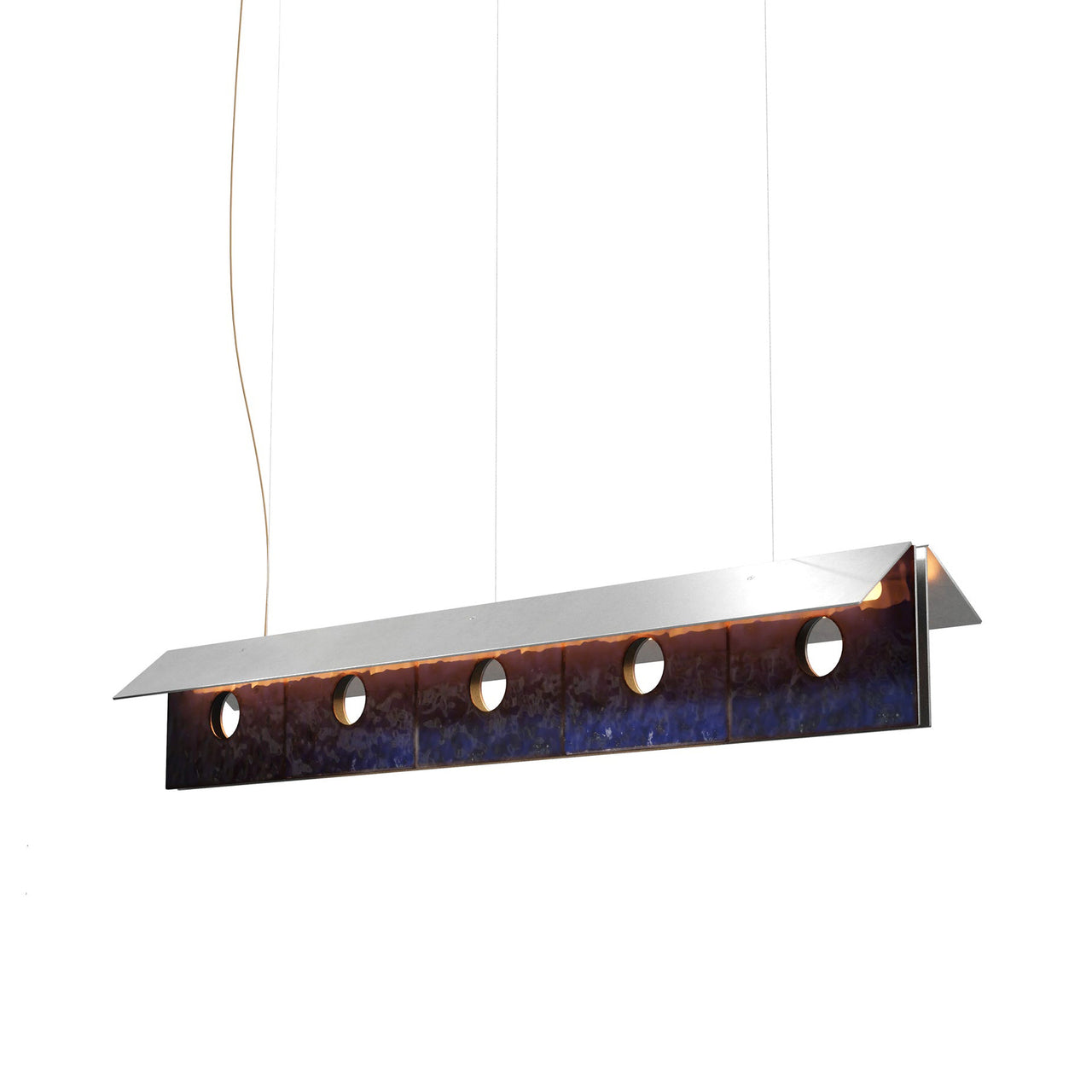 Bolda Atelier 01E Suspension Lamp: Bluish Black
