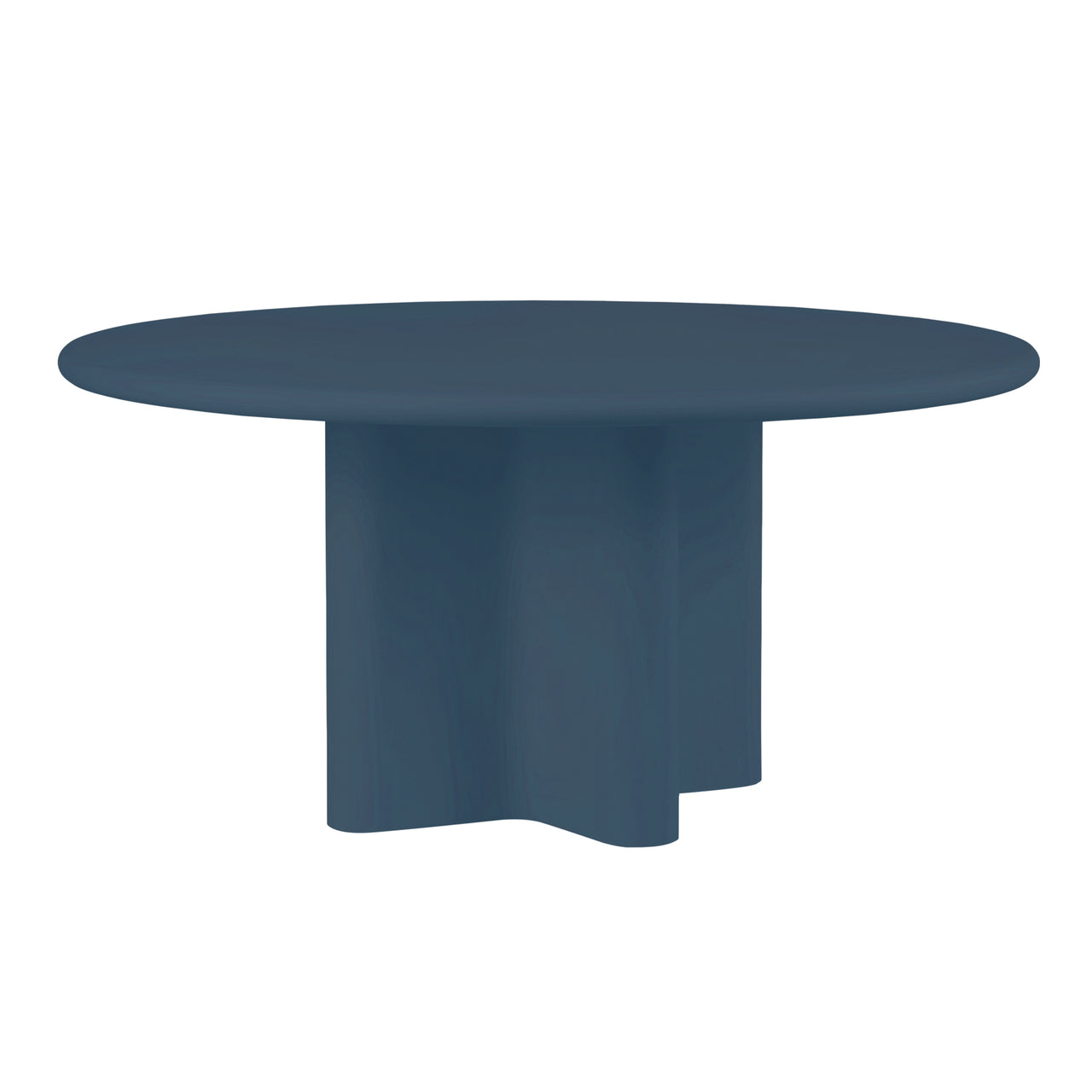 Bonbon Round Dining Table: Large + Lacquered Byzantium