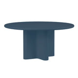 Bonbon Round Dining Table: Large + Lacquered Byzantium